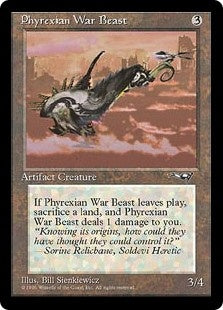 Phyrexian War Beast [Looking Right (ALL-C)