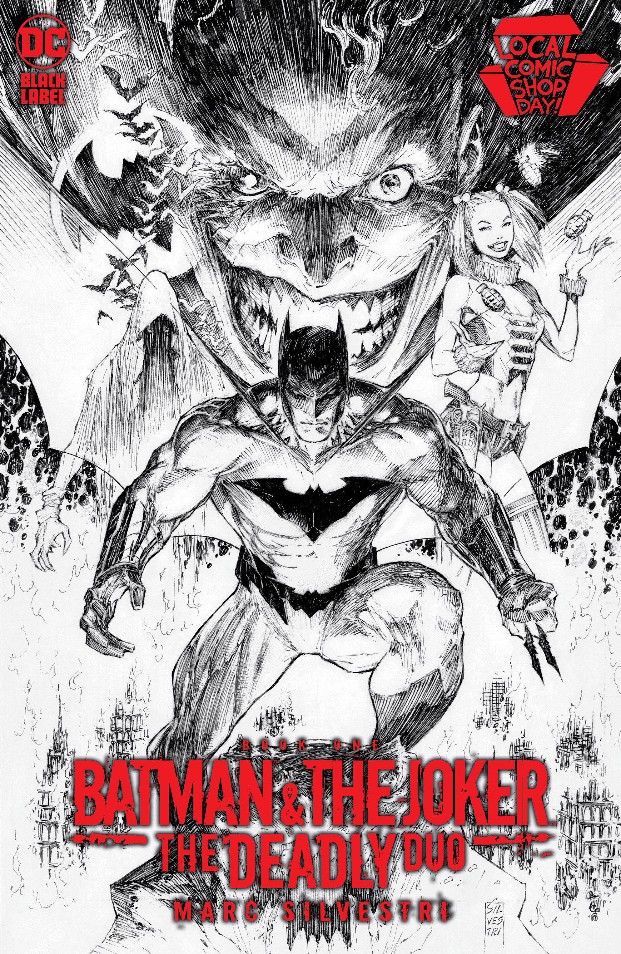 LCSD BATMAN & THE JOKER THE DEADLY DUO #1 FOIL CARD STOCK VAR