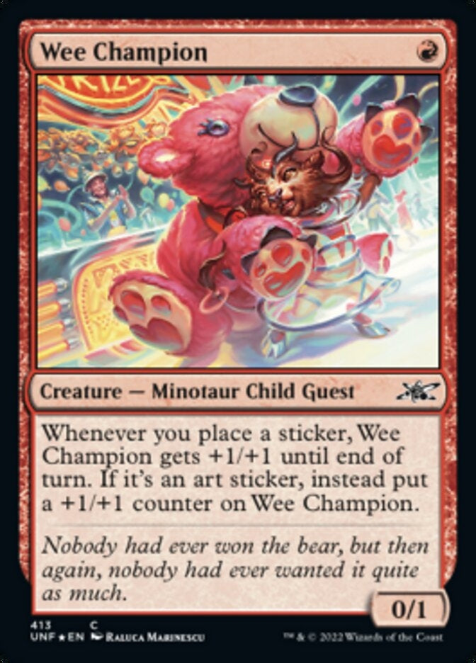 Wee Champion [#413 Galaxy Foil] (UNF-C)
