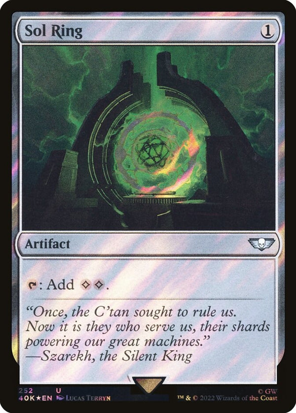 Sol Ring [#252 Surge Foil] (40K-U-FOIL)