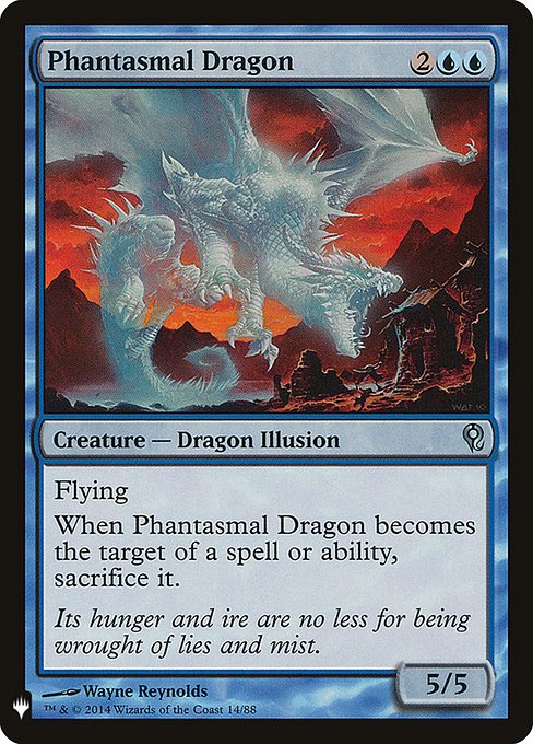 Phantasmal Dragon [Mystery Booster #0454] (DDM-U)