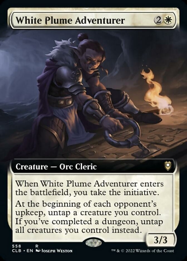 White Plume Adventurer [#558 Extended Art] (CLB-R)