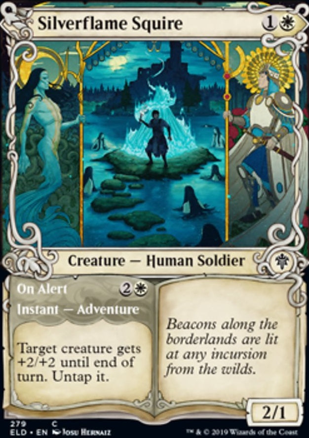 Silverflame Squire // On Alert [#279 Showcase] (ELD-C)