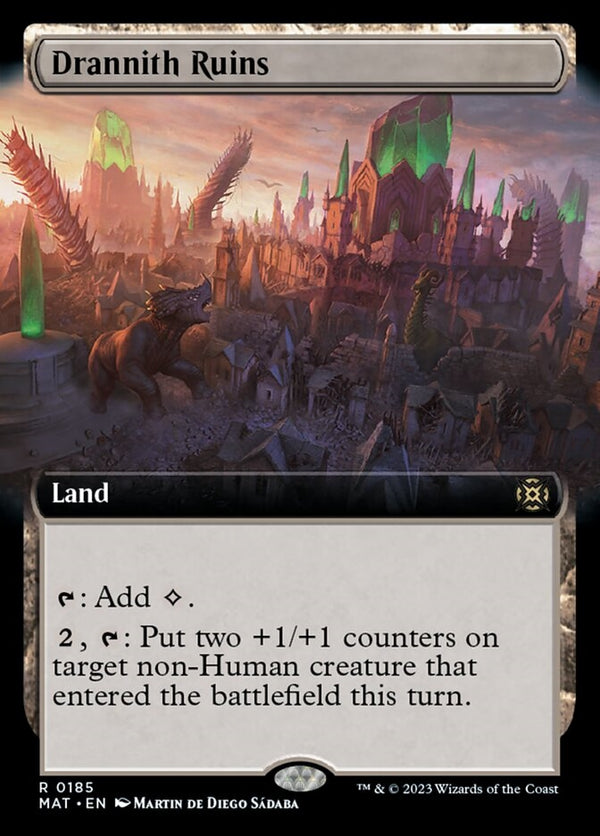 Drannith Ruins [#0185 Extended Art] (MAT-R)