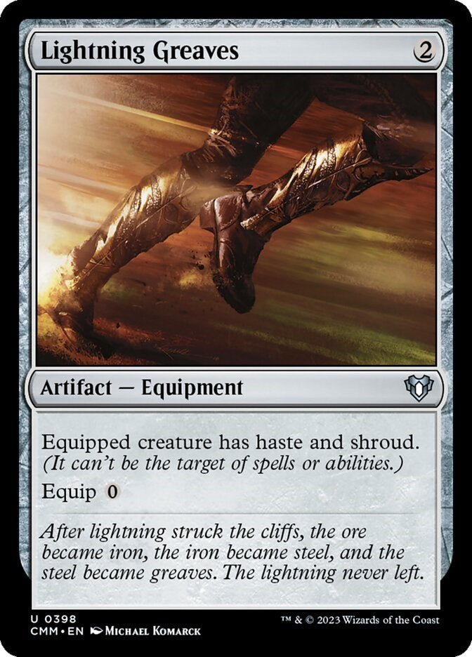 Lightning Greaves [#0398] (CMM-U)