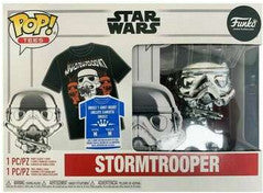 POP Figure Tees: Star Wars - Stormtrooper (Metallic) (XL)