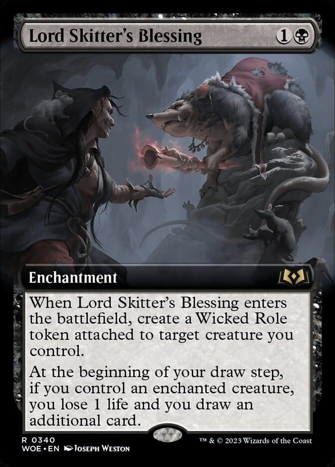 Lord Skitter's Blessing [#0340 Extended Art] (WOE-R)