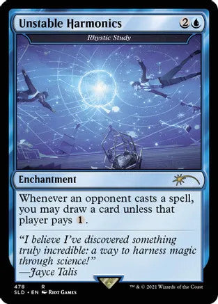 Rhystic Study [Unstable Harmonics #478] [SLD-R-FOIL]
