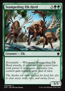 Stampeding Elk Herd (DTK-C)