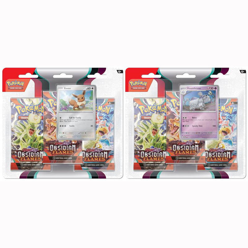 Pokemon TCG: S&V03 Obsidian Flames - 3 Pack Blister