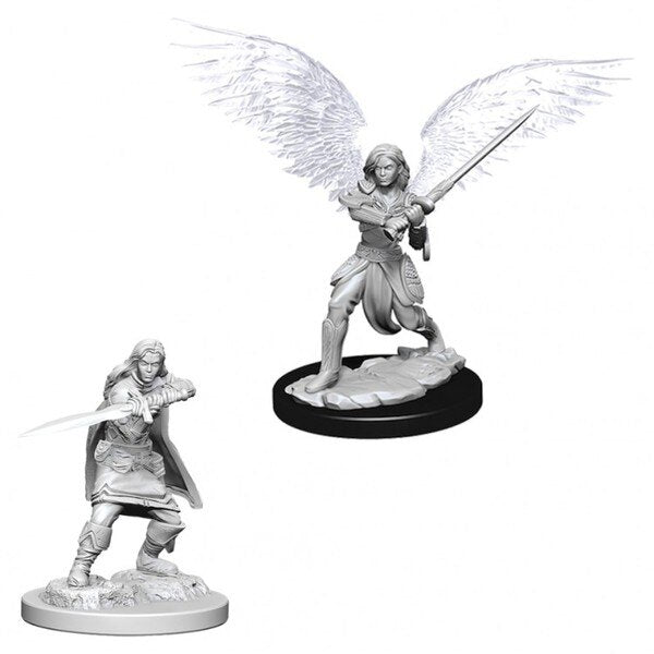 D&D: Nolzur's Marvelous Miniatures - Female Aasimar Fighter  W6