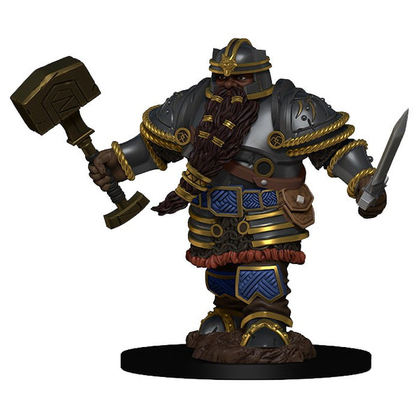 D&D Miniatures: Icons of the Realms - Premium Figure: Wave 02 - Dwarf Male Fighter