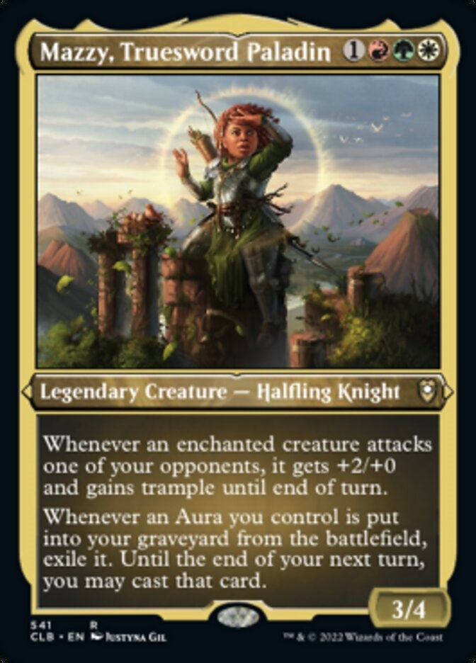Mazzy, Truesword Paladin [#541 Etched Foil] (CLB-R)