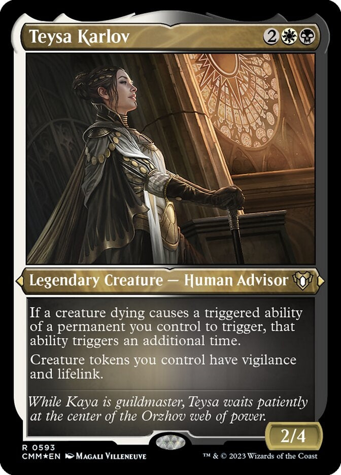 Teysa Karlov [#0593 Etched Foil] (CMM-R)