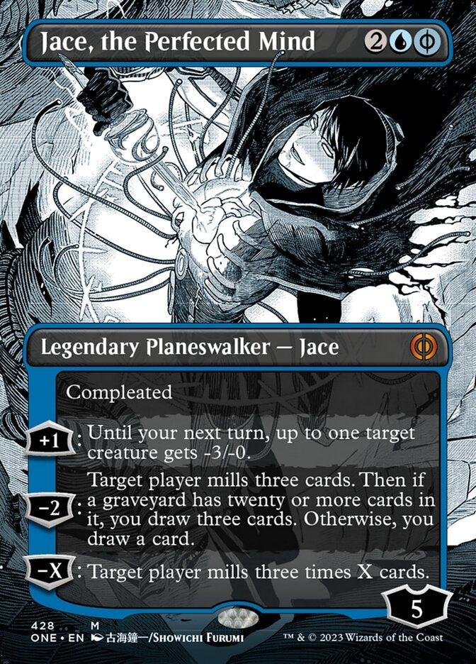 Jace, the Perfected Mind [#428 Compleat FOIL] (ONE-M)
