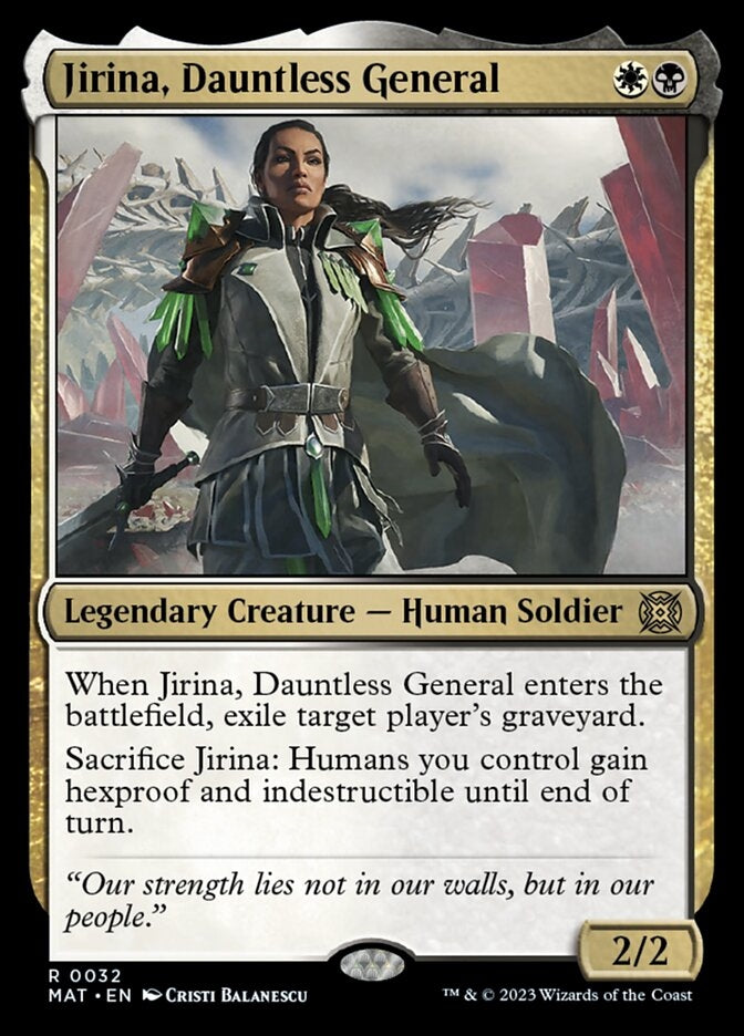 Jirina, Dauntless General [