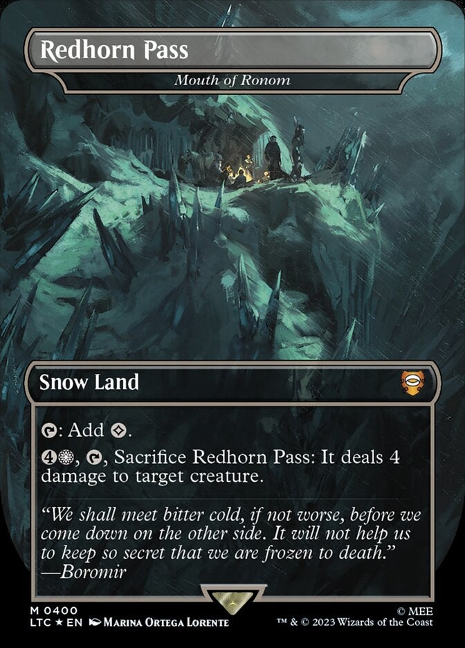 Redhorn Pass - Mouth of Ronom [#0400 Surge Foil] (LTC-M)
