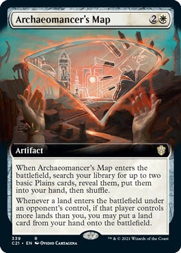 Archaeomancer's Map [Extended Art] (C21-R)