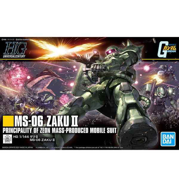 1/144 (HG-UC): Gundam - #241 MS-06 Zaku II Principality of Zeon Mass Productive Mobile Suit