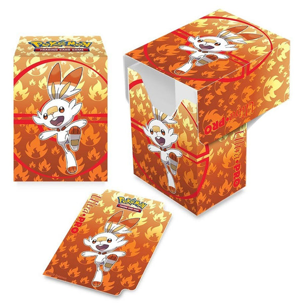 Ultra-PRO: Full View Deck Box - Pokemon: Sword & Shield Galar Starters - Scorbunny