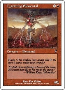 Lightning Elemental (7ED-C)