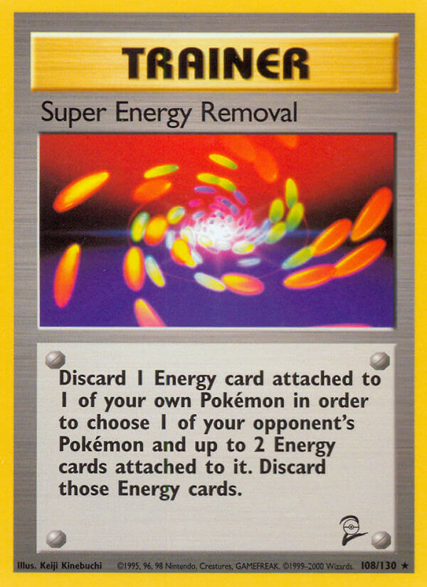 Super Energy Removal - 108/130 (BS2) Rare - Near Mint