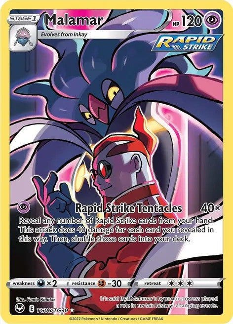 Malamar - TG06/TG30 (SWSH12:TG) Ultra Rare - Near Mint Holofoil