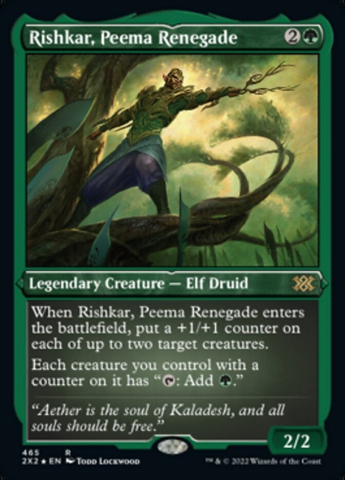 Rishkar, Peema Renegade [#465 Etched Foil] (2X2-R)