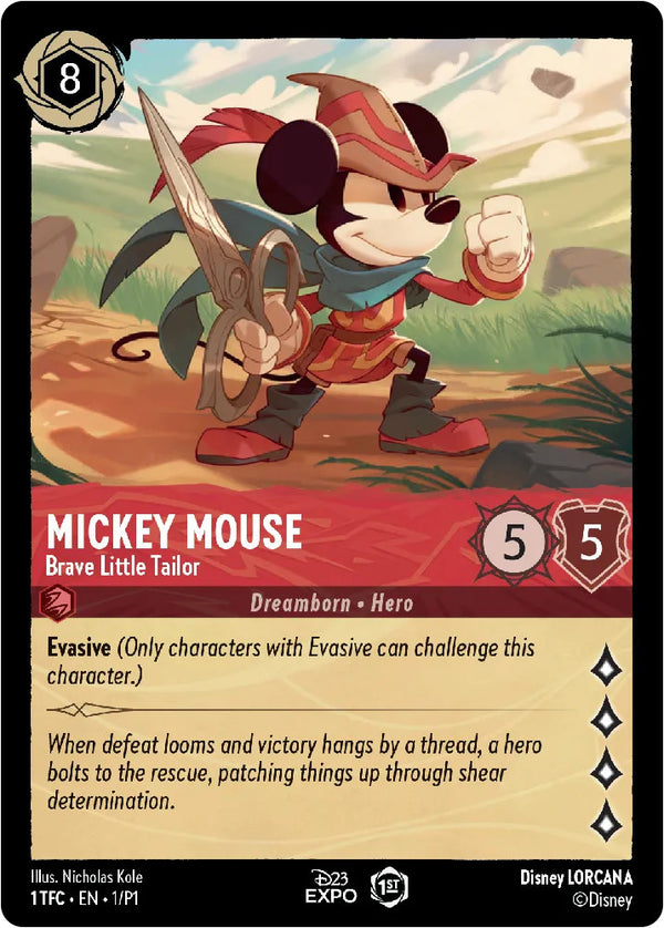 Mickey Mouse - Brave Little Tailor (D23 Promos 1) Promo - Near Mint