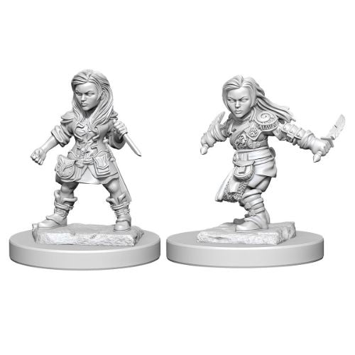 D&D: Nolzur's Marvelous Miniatures - Halfling Female Rogue W01