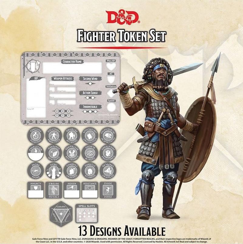 D&D 5E: Fighter Token Set