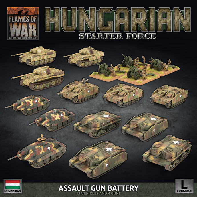 Flames of War: WWII: Hungarian (HUAB01) - Starter Force: Assualt Gunn Battery (Late)