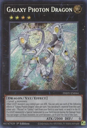 Galaxy Photon Dragon (PHHY-EN044) Secret Rare - Near Mint 1st Edition