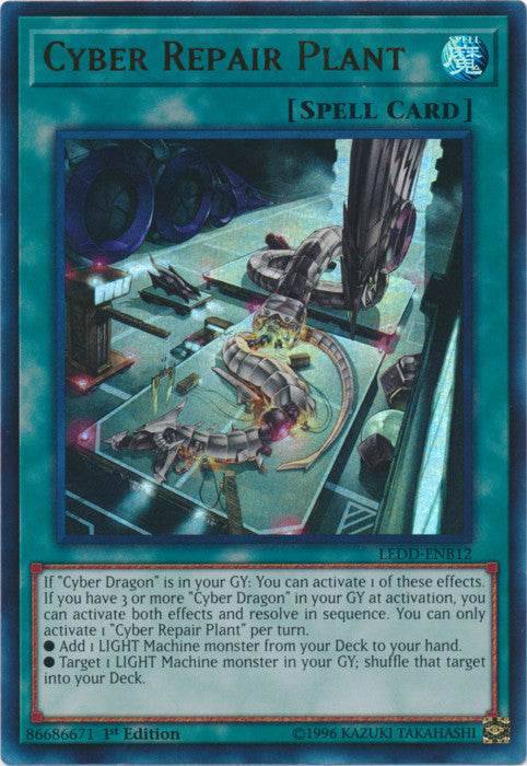 Cyber Repair Plant (LEDD-ENB12) Ultra Rare 1st Edition