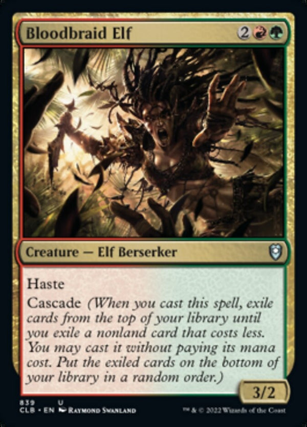 Bloodbraid Elf [#839 Commander Decks] (CLB-U)