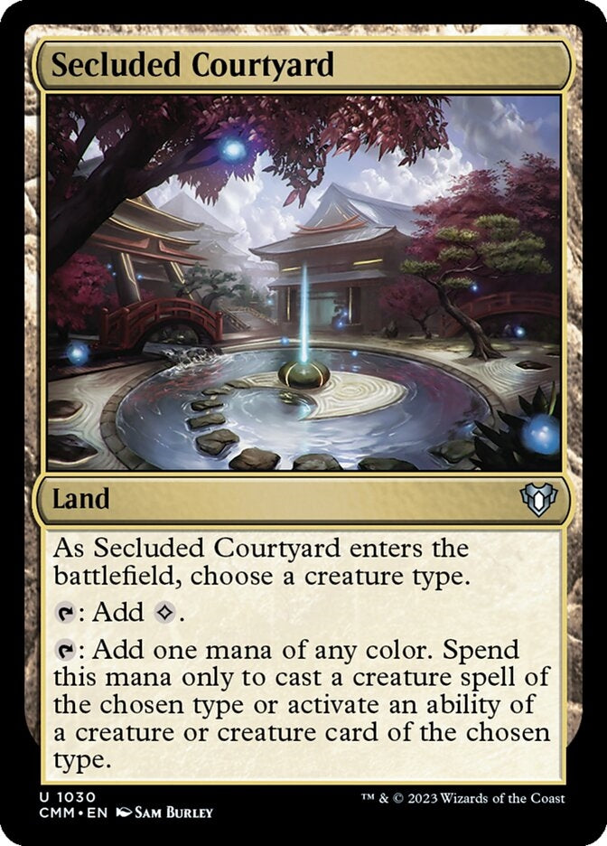 Secluded Courtyard [#1030 Reprints] (CMM-U)