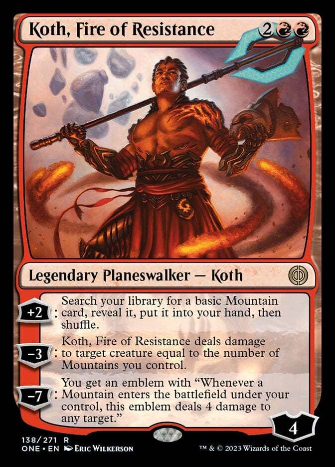 Koth, Fire of Resistance (ONE-R)