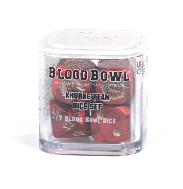 Citadel Hobby: Dice Set - Blood Bowl: Second Season Edition - Khorne Team