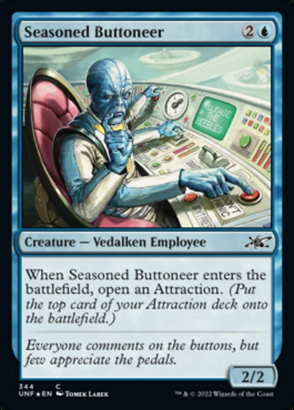 Seasoned Buttoneer [#344 Galaxy Foil] (UNF-C)