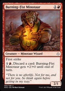 Burning-Fist Minotaur (HOU-U-FOIL)