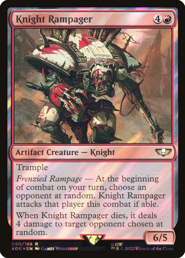 Knight Rampager [#080 Surge Foil] (40K-R-FOIL)