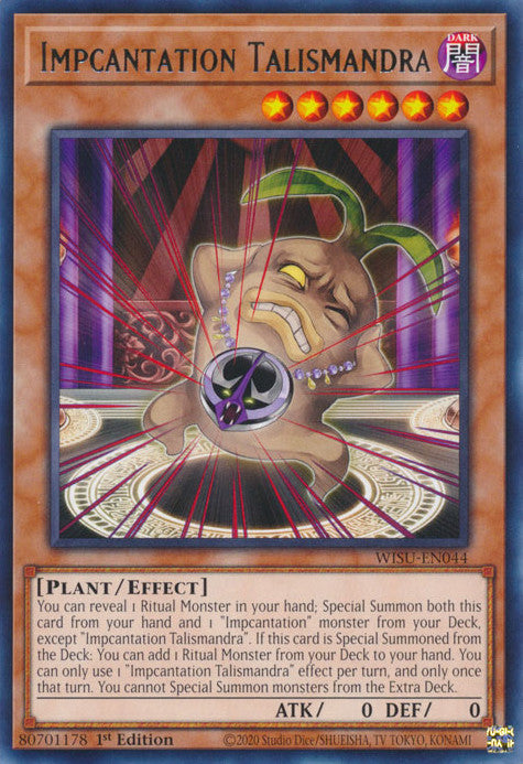 Impcantation Talismandra (WISU-EN044) Rare - Near Mint 1st Edition