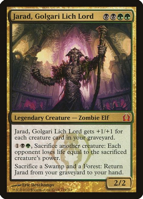 Jarad, Golgari Lich Lord (RTR-M) Moderate Play