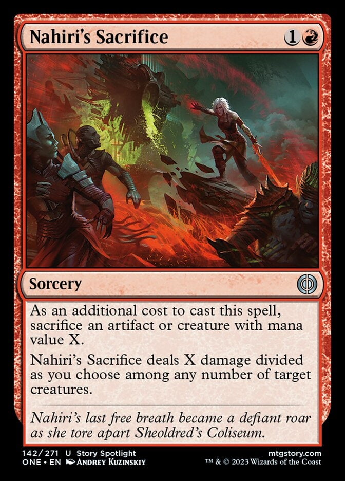 Nahiri's Sacrifice (ONE-U)