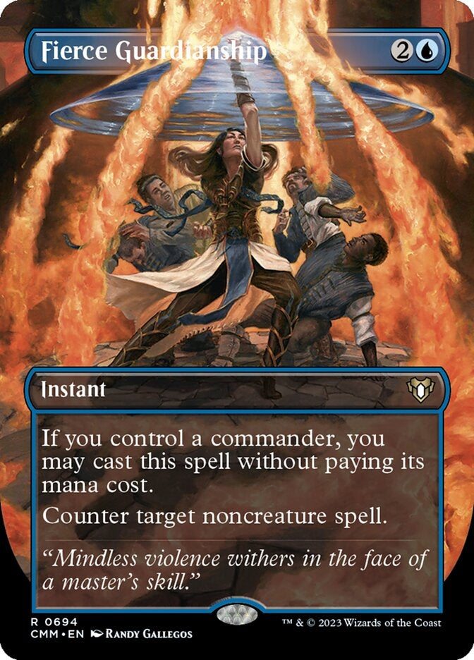 Fierce Guardianship [#0694 Borderless] (CMM-R)