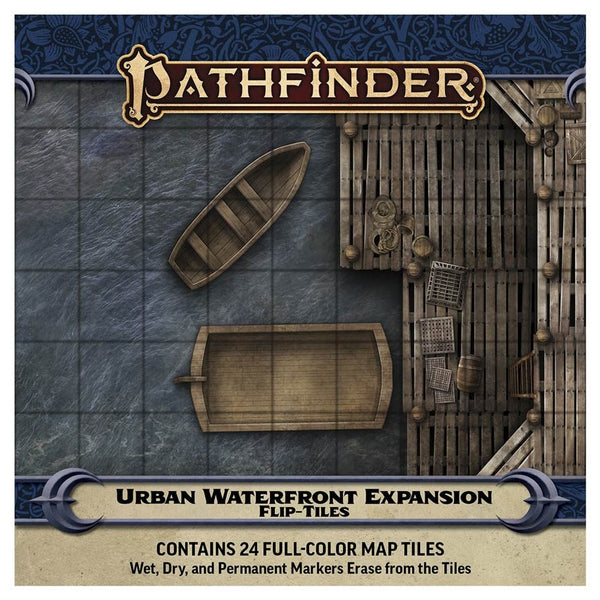 Pathfinder 2nd Edition RPG: Flip Tiles - Urban Waterfront Expansion Set