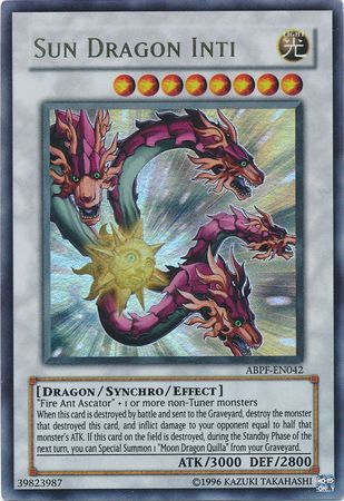 Sun Dragon Inti (ABPF-EN042) Ultra Rare - Near Mint Unlimited