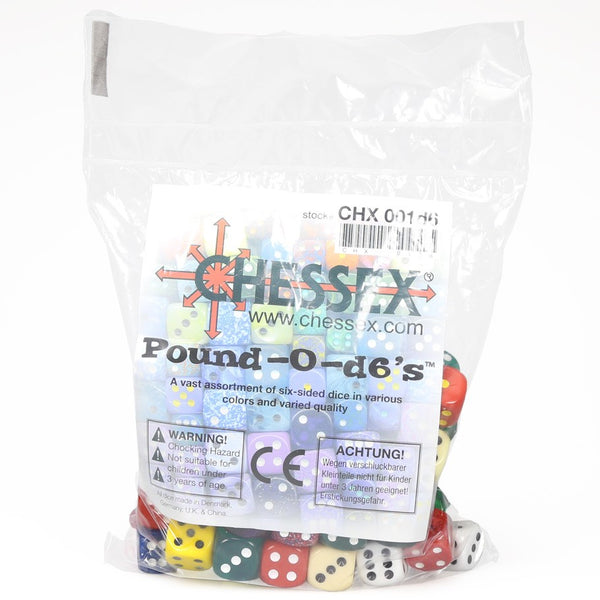 CHX001D6: Pound-O-d6's (Assorted Pipped Dice)