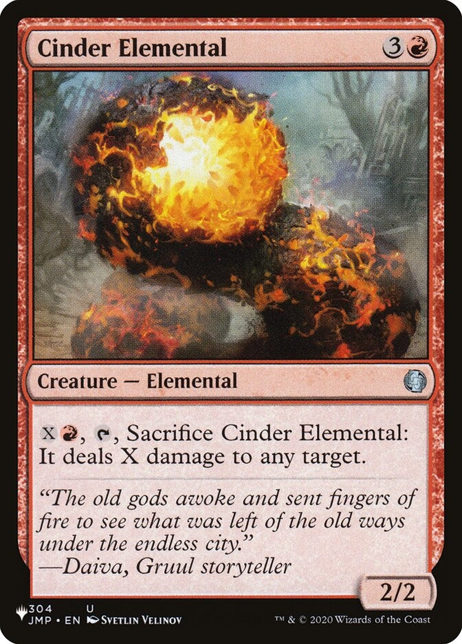 Cinder Elemental (M21-U-LIST)