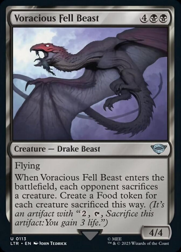 Voracious Fell Beast [#0113] (LTR-U)